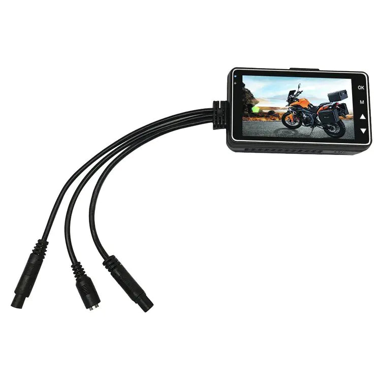 Motorcycle Dash Cam with HD Night Vision and Dual Lens