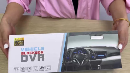 1080P Dual Front And Rear Cameras Rearview Mirror Dashcam - 4.3-inch Super Night Vision, Parking Assist, Loop Recording, 24-hour Parking Monitoring, Car Reversing Camera