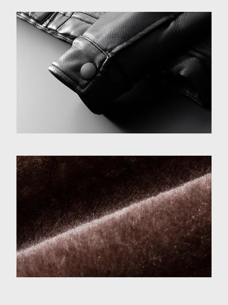 Men Leather Coat Men Wear Slim Fit Blazer PU Clothes Spring Trend Autumn New Leisure Fashion Fashionable Motorcycle Jacket