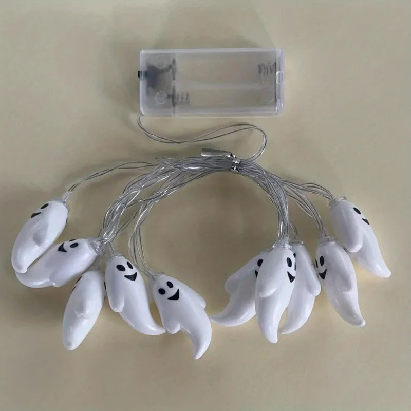 1pc Halloween String Lights Battery Powered Halloween Indoor Outdoor Lighting For Home Bedroom Birthday Party Theme Party