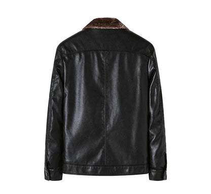 Men Leather Coat Men Wear Slim Fit Blazer PU Clothes Spring Trend Autumn New Leisure Fashion Fashionable Motorcycle Jacket