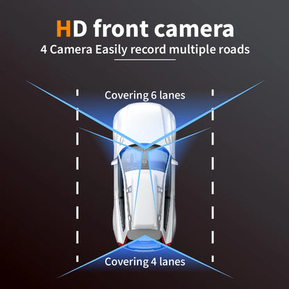 HD1080P Dashcam 2inch IPS 4channels Car Camera Night Vision Recording Auto DVR Loop Dash Recorder Vehicle Accessories
