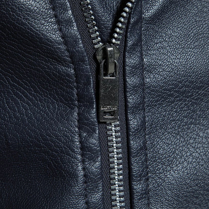 2023 New American Leather Coat Men's, Leather Jacket Men's Motorcycle Retro Tactical Top, Waterproof Coat