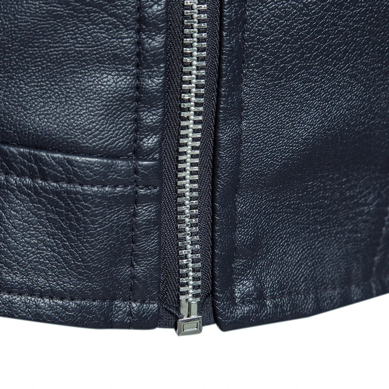 2023 New American Leather Coat Men's, Leather Jacket Men's Motorcycle Retro Tactical Top, Waterproof Coat