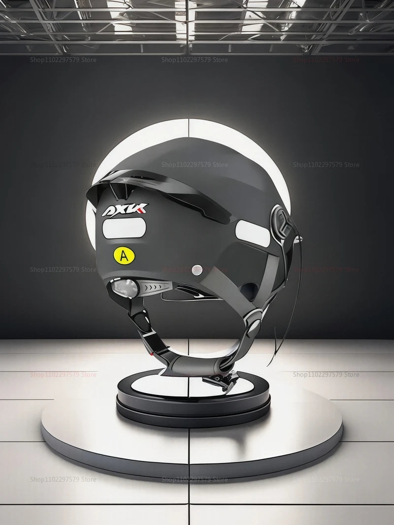 Helmet, lightweight and breathable motorcycle helmet for men and women, portable simple bicycle motorcycle riding equipment