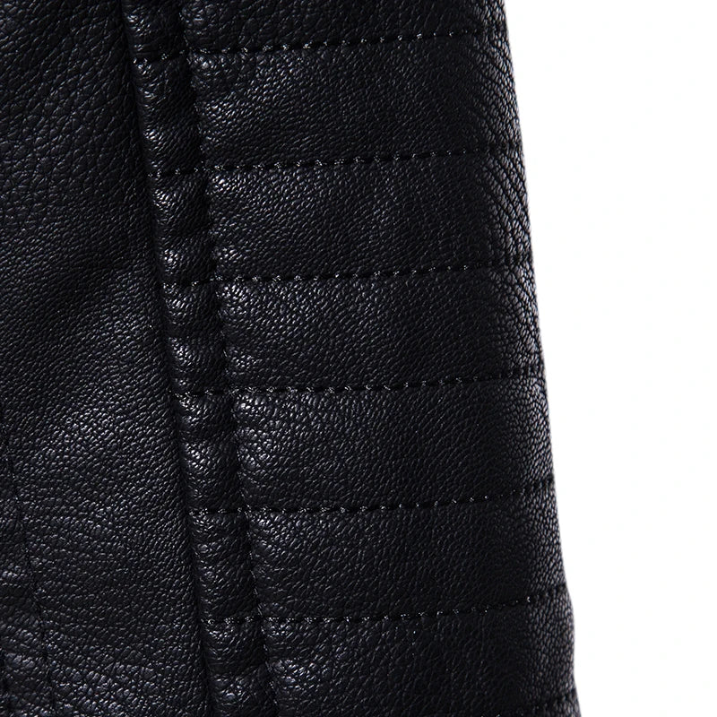 2023 New American Leather Coat Men's, Leather Jacket Men's Motorcycle Retro Tactical Top, Waterproof Coat