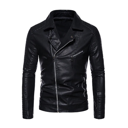 2023 New American Leather Coat Men's, Leather Jacket Men's Motorcycle Retro Tactical Top, Waterproof Coat