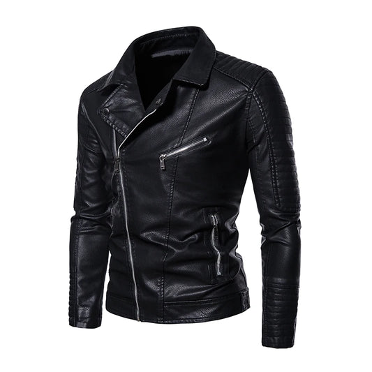 2023 New American Leather Coat Men's, Leather Jacket Men's Motorcycle Retro Tactical Top, Waterproof Coat