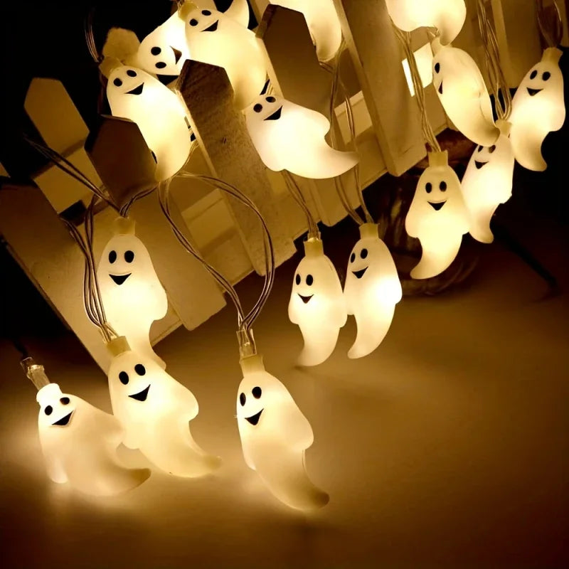 1pc Halloween String Lights Battery Powered Halloween Indoor Outdoor Lighting For Home Bedroom Birthday Party Theme Party