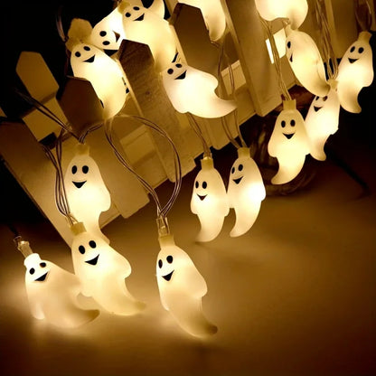 1pc Halloween String Lights Battery Powered Halloween Indoor Outdoor Lighting For Home Bedroom Birthday Party Theme Party
