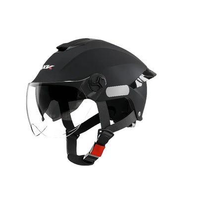 Helmet, lightweight and breathable motorcycle helmet for men and women, portable simple bicycle motorcycle riding equipment