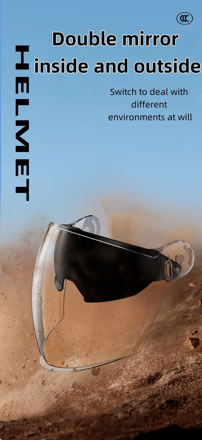 Helmet, lightweight and breathable motorcycle helmet for men and women, portable simple bicycle motorcycle riding equipment