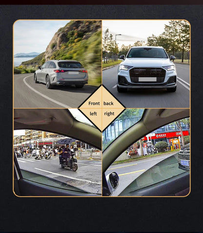 HD1080P Dashcam 2inch IPS 4channels Car Camera Night Vision Recording Auto DVR Loop Dash Recorder Vehicle Accessories