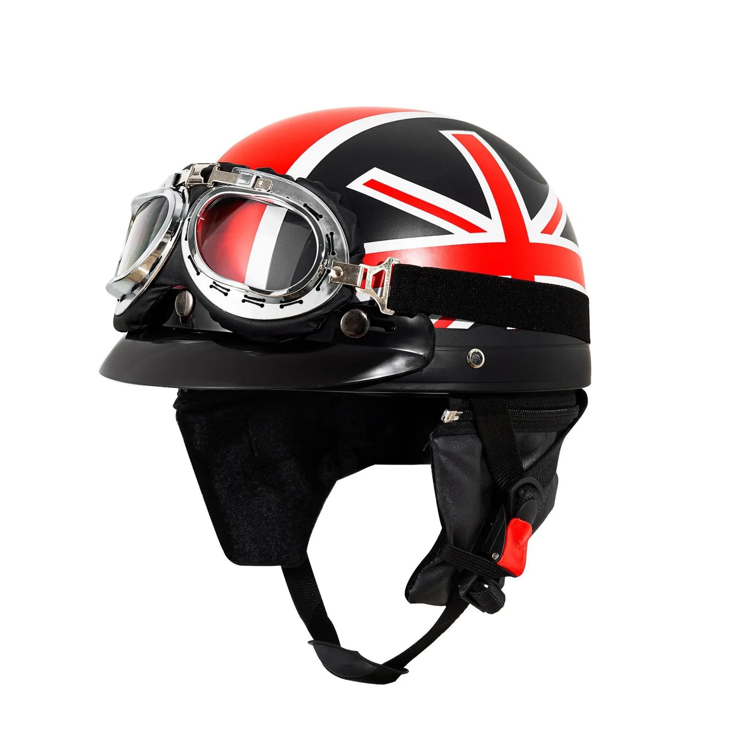 Leather Half Helmet, Electric Bicycle Helmet, Men's and Women's Four Seasons Hat, Lightweight Melon Scoop Helmet Hat